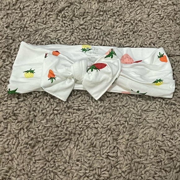 Kyte BABY Accessories Kyte Strawberry Bow And Bib Bow Is 62 Months